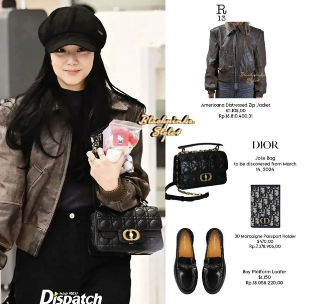 Blackpink jisoo dior bag