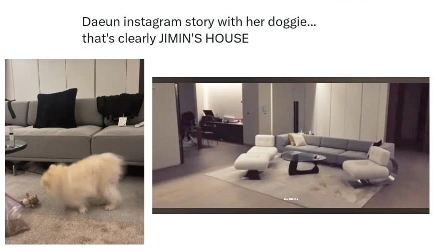 jimin song daeun rumor 