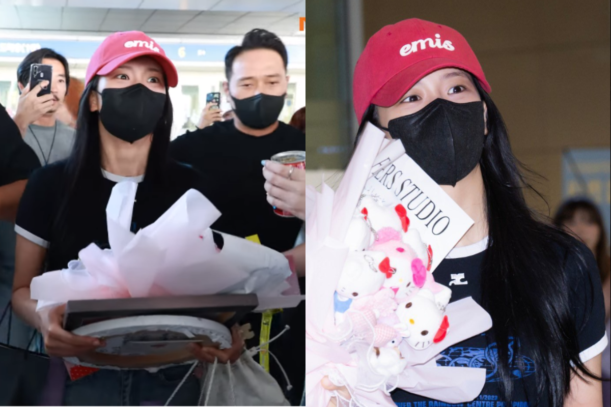 jisoo blackpink airport