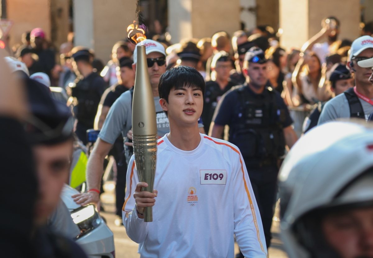 bts jin olympic