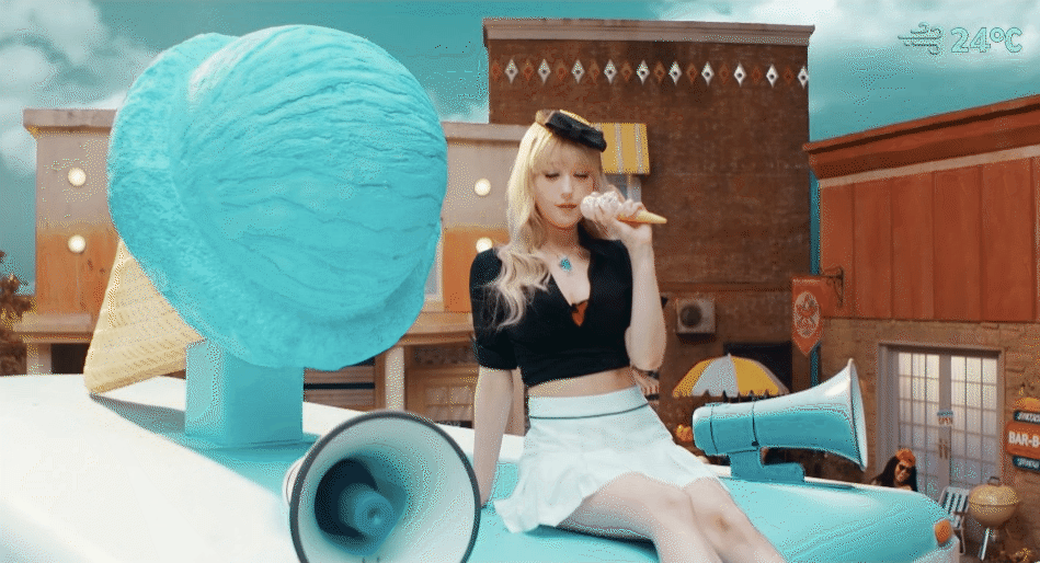 jeon somi-ice cream
