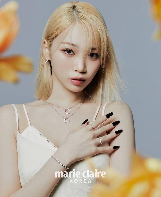 le sserafim kim chae won-marie claire  