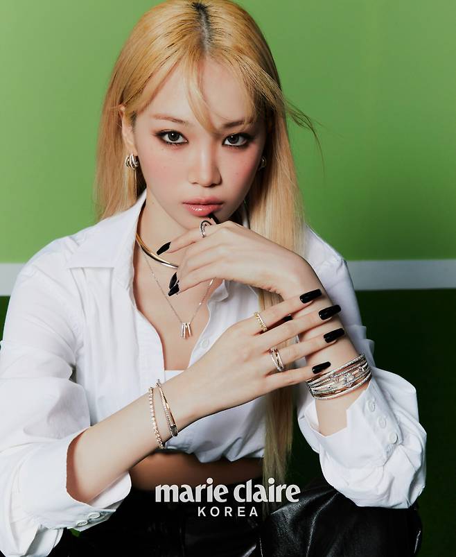le sserafim kim chae won-marie claire 