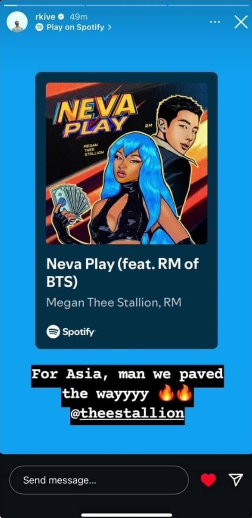 bts rm-ig story 