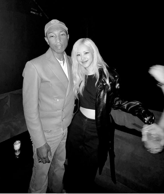 rose blackpink-pharrell williams 