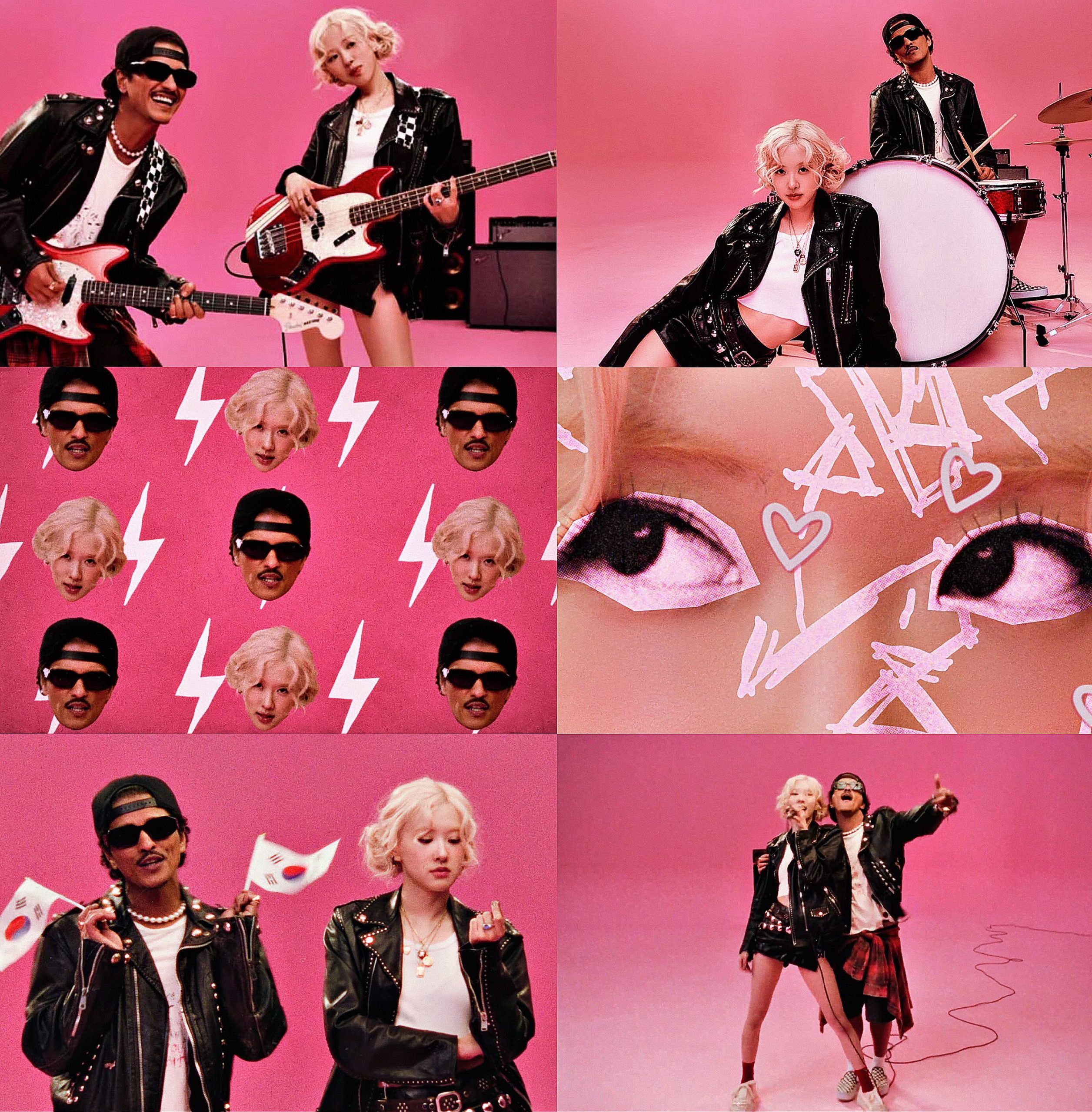 rose blackpink bruno mars
