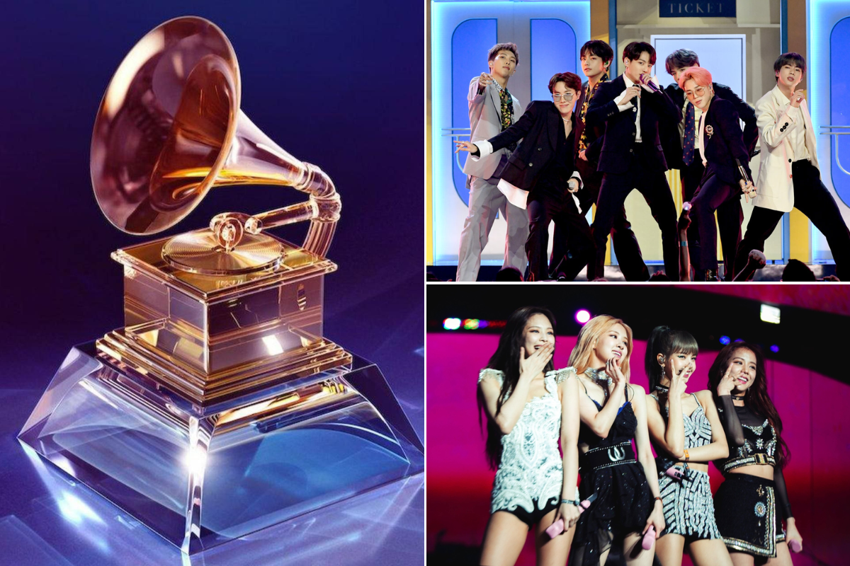 Grammy Awards bts blackpink thumbnail