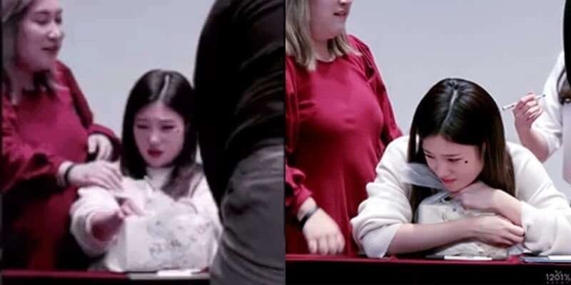 Cute interactions between K-pop female idols and their managers