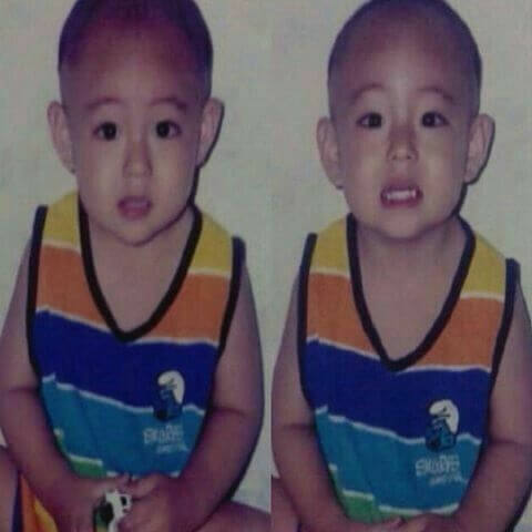 A celebrity who has been handsome (and still is) ever since he was still a baby