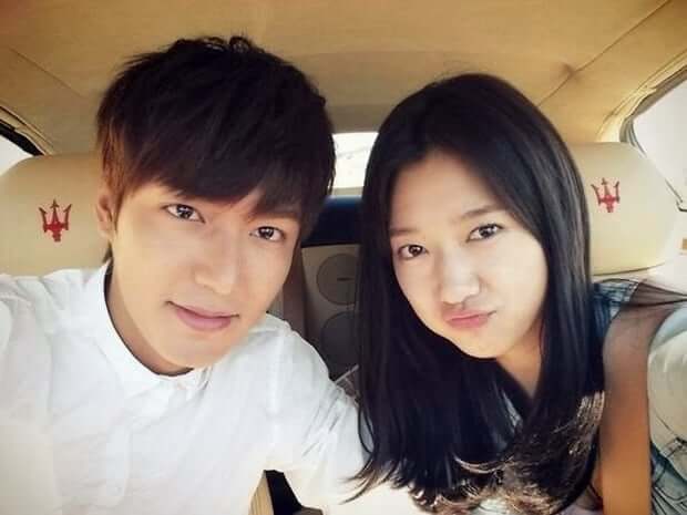park shin hye lee min ho The two are also close in real life