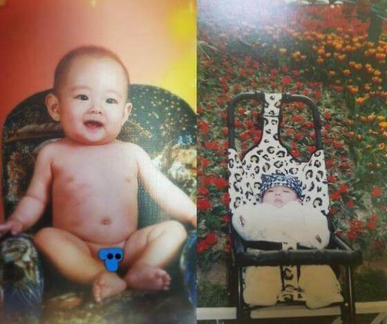 A celebrity who has been handsome (and still is) ever since he was still a baby