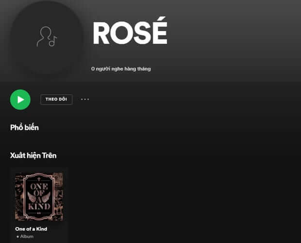 Rosé Spotify solo debut1