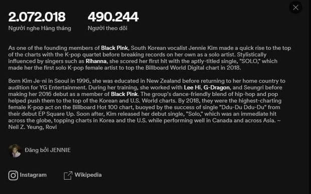 Rosé Spotify solo debut