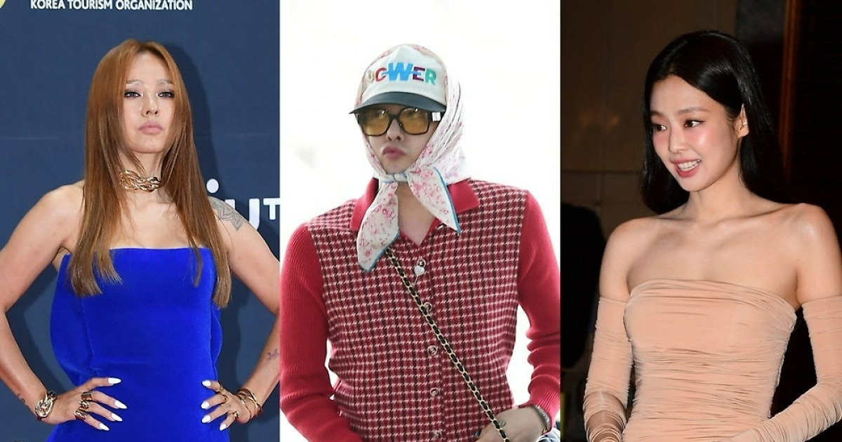 Lee Hyori Jennie g-dragon