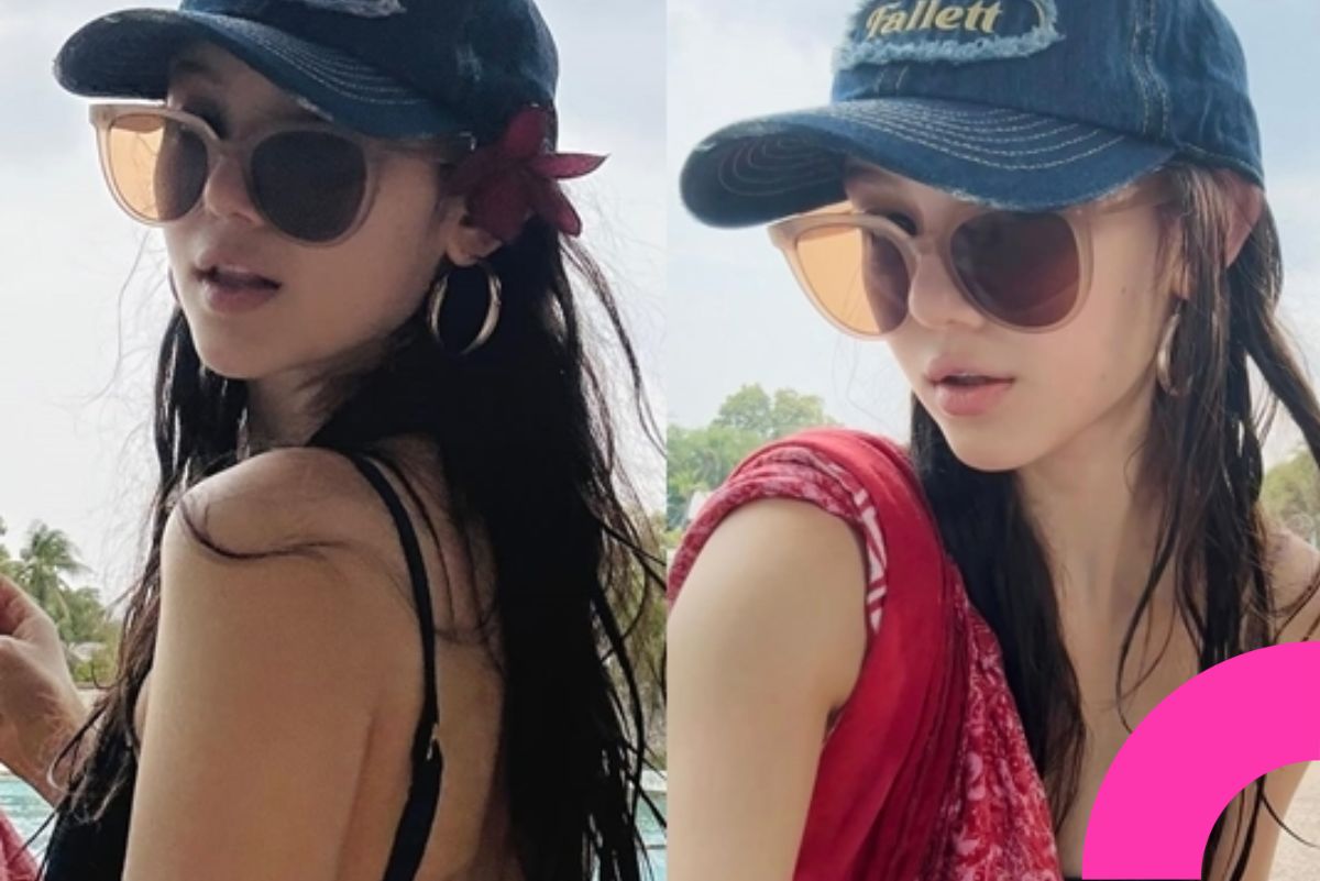 Danielle Flaunts Bold Bikini