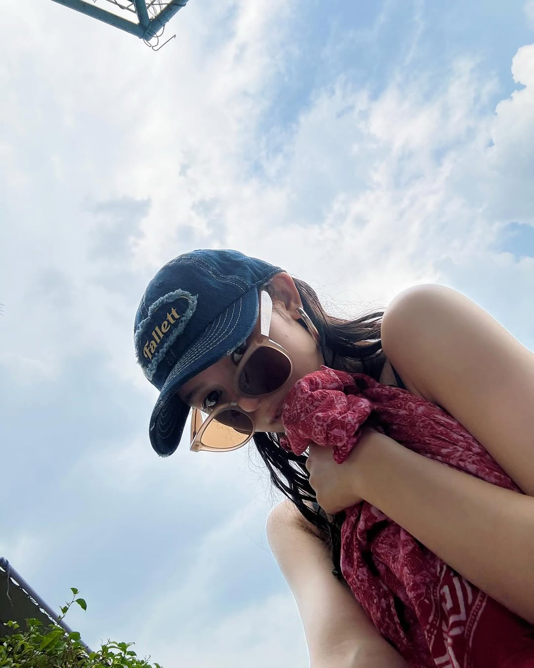 Danielle Flaunts Bold Bikini