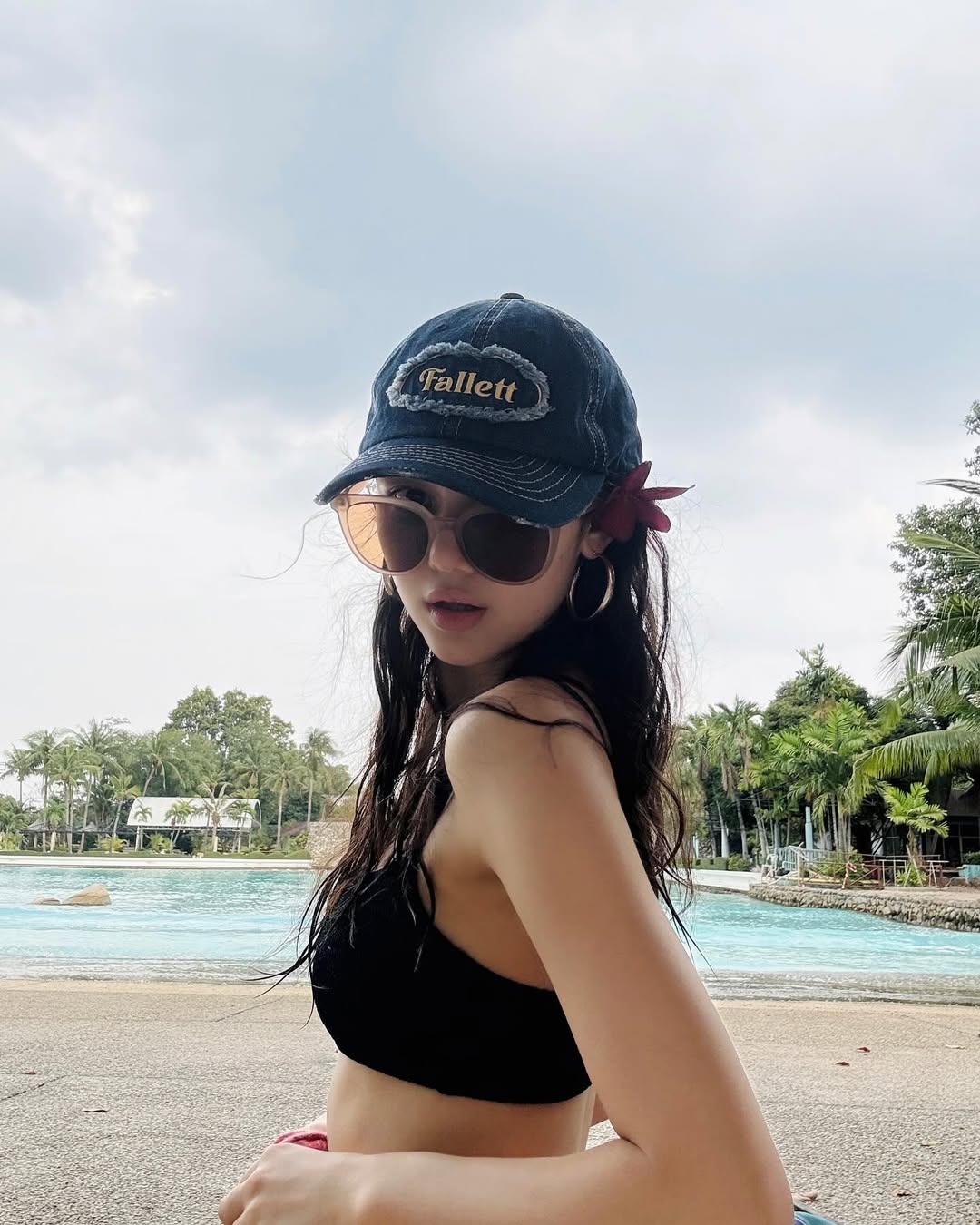 Danielle Flaunts Bold Bikini