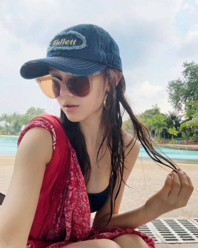 Danielle Flaunts Bold Bikini