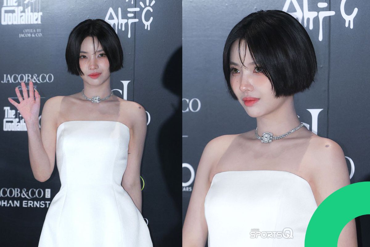 Gidle Jeon Soyeon Striking Shoulder Tattoo 2