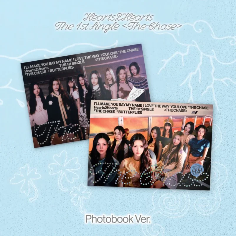 hearts2hearts 1st single the chase photobook ver 