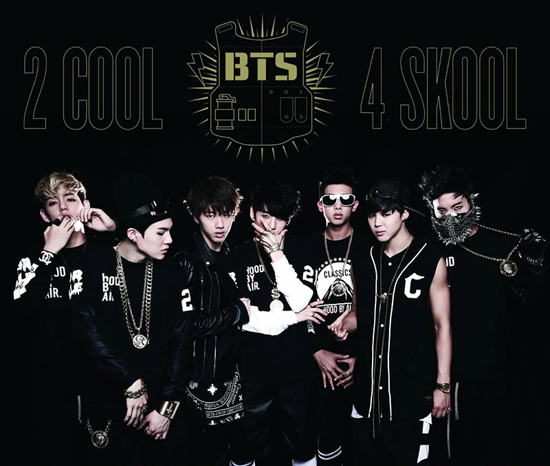 BTS released their debut single album 2 Cool 4 Skool 