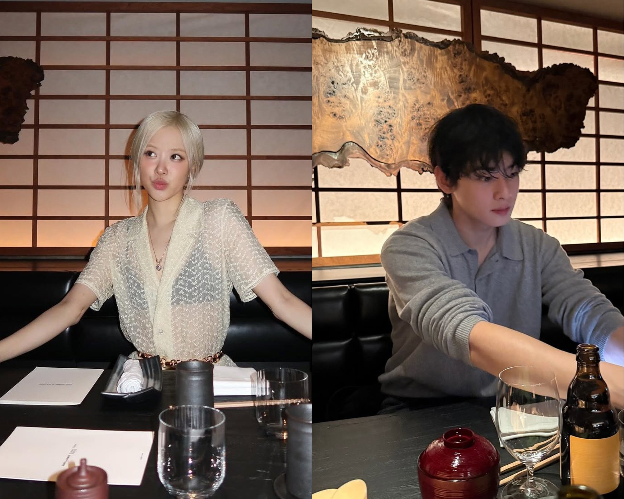 Rosé & Cha Eun Woo’s Alleged Date Photos 