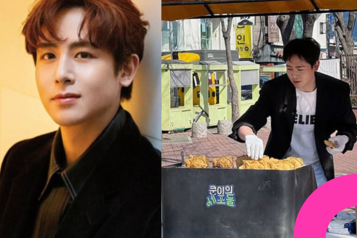 2PM Nichkhun Sells Bungeoppang in Hongdae