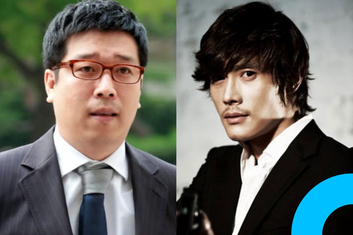 Kang Byung Gyu Assault Lee Byung Hun on the set of Iris