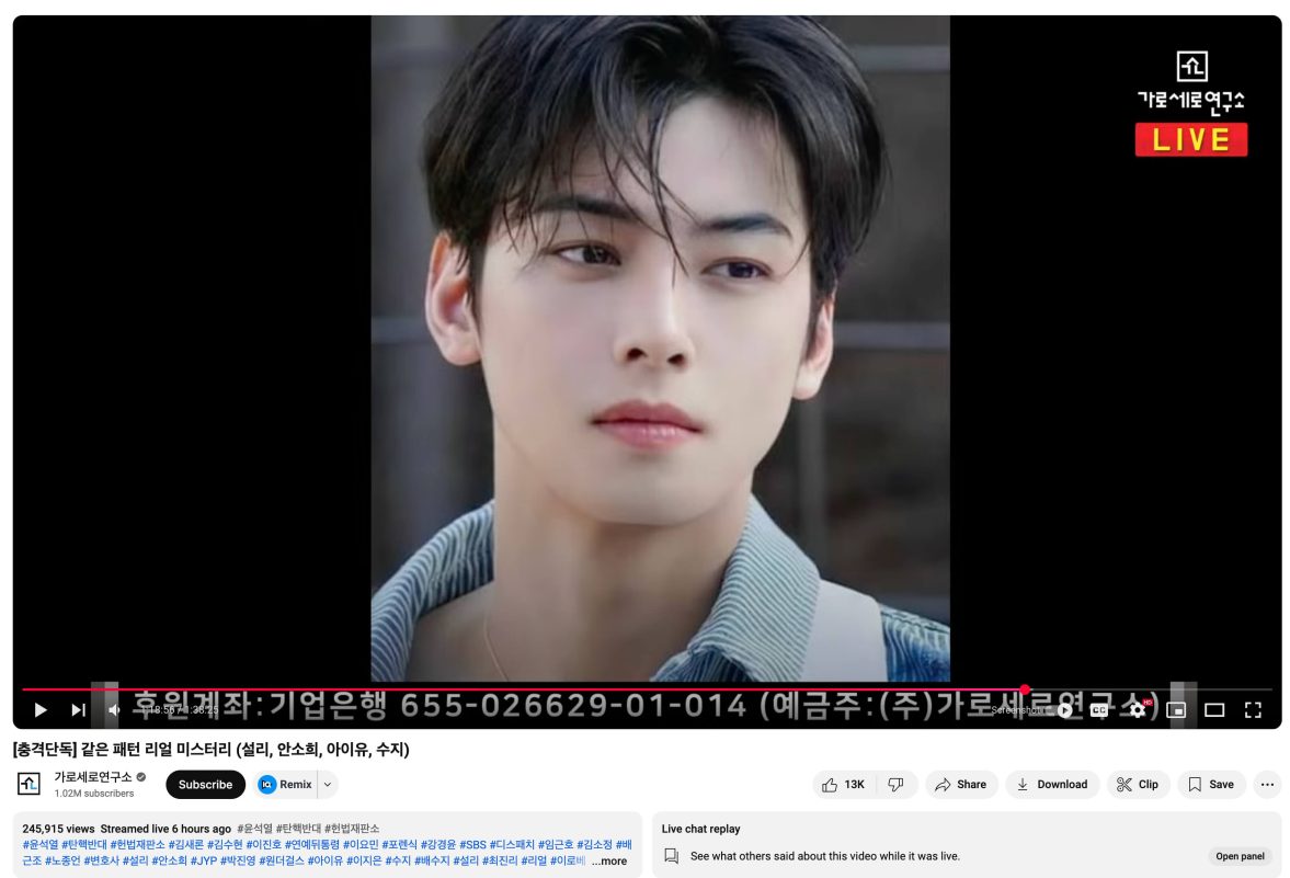Garo Sero Accused Cha Eun Woo