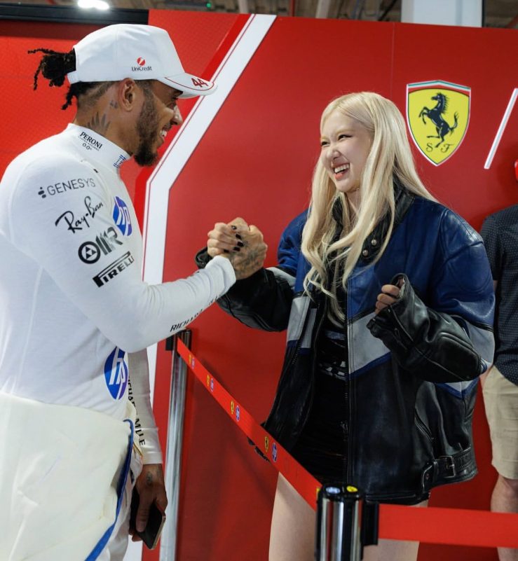 rosé lewis hamilton dating rumors