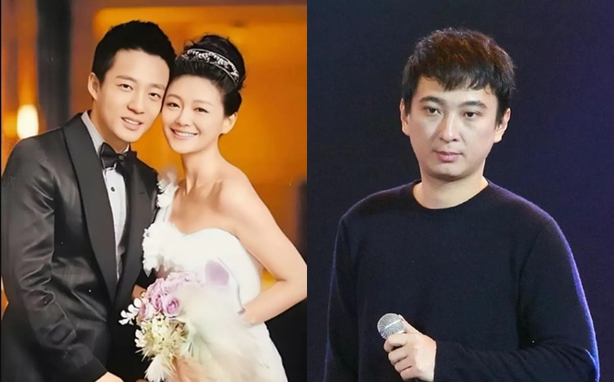 barbie hsu wang xiaofei wedding comparisonWedding-Couple-Microphone-Formalwear.
