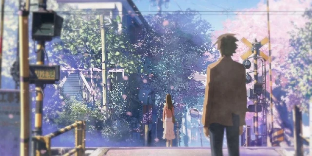 5 centimeters per second live-actionanime-railroad-crossing-sakura-couple.