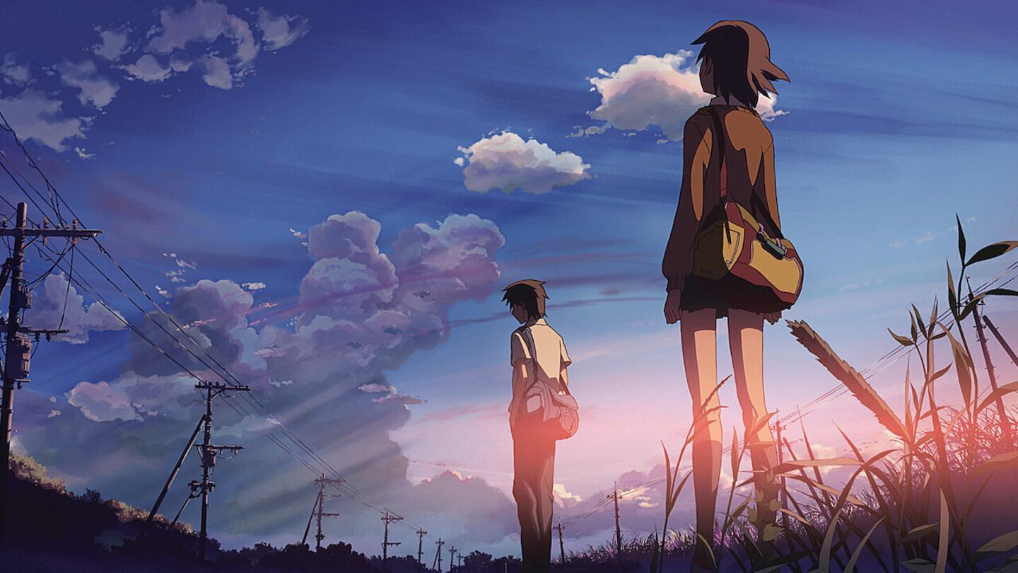 5 centimeters per second live-actionAnime-Scenery-Sunset-Teenagers.