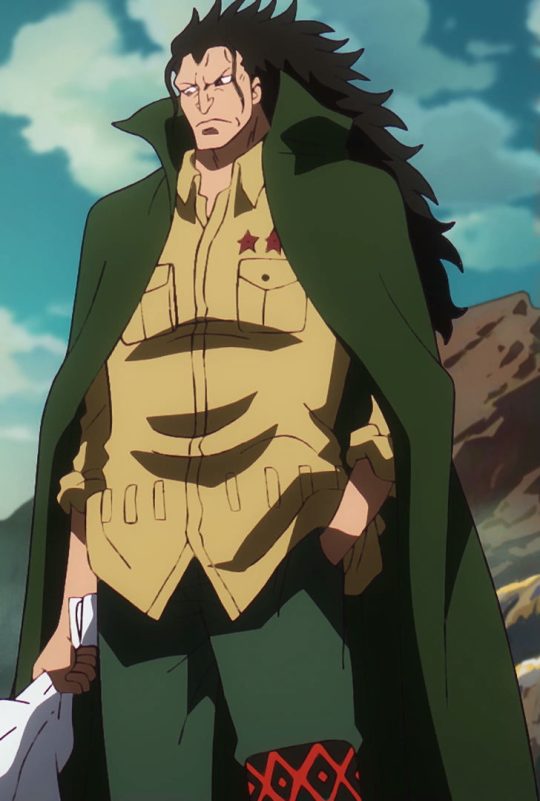 luffy's mother one pieceDragon-cape-scar-anime.