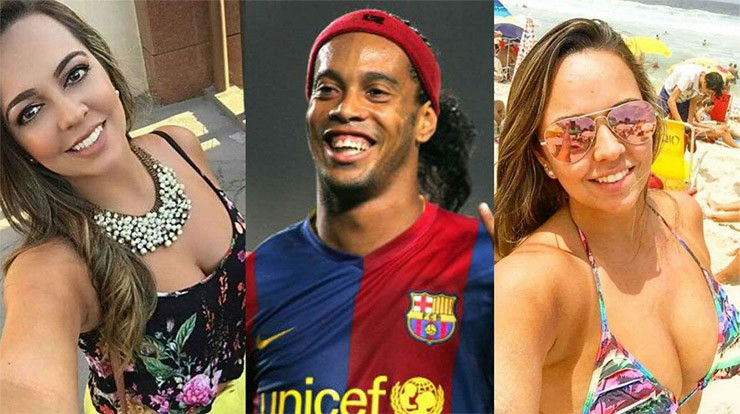 Ronaldinho private lifecollage' '' 'onaldinho' 'women' 'beach.