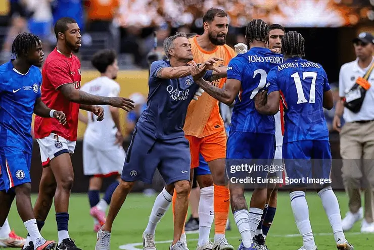 Chelsea win PSG Club World Cup 2025' 'occer' '' 'layers' '' 'rgument' '' 'ension' '' 'oach.