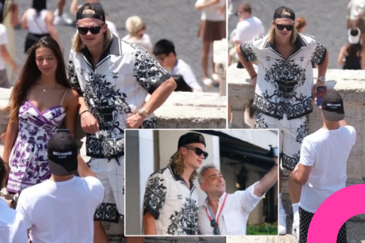 Haaland Rome fashion appearance Thumbnail