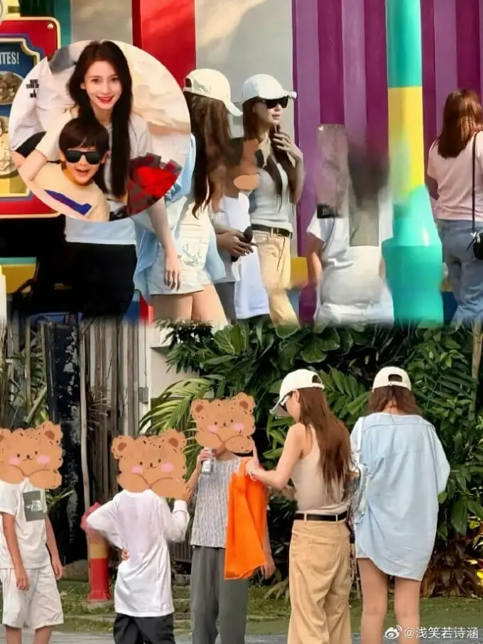 huang xiaoming angelababy paris reunion
