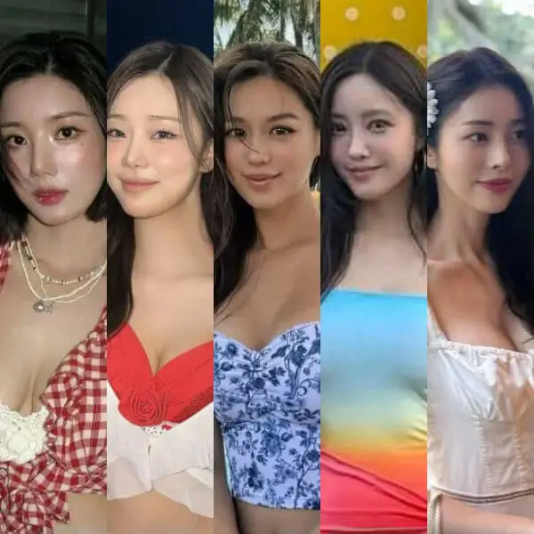 korean celebrities summer bikini fashion