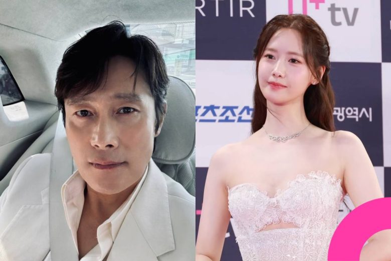 Lee Min-jung Lee Byung-hun Yoona autograph