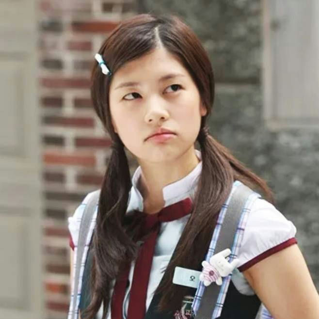 Jung So-min rom-com queenschoolgirl' 'uniform' 'pigtails' 'grumpy.