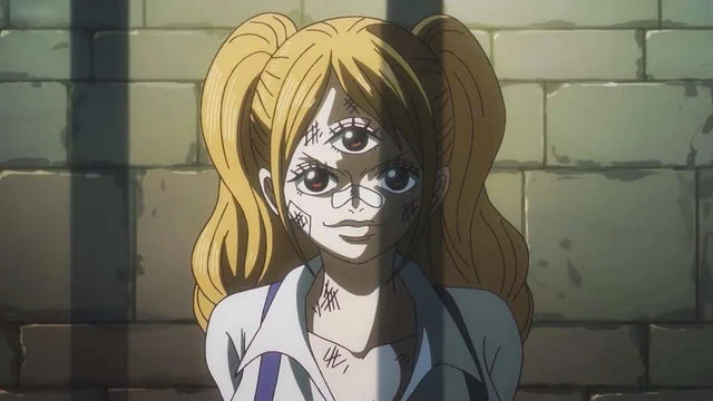 Blackbeard One Piece crimesanime' 'woman' 'threeeyes' 'blondehair.