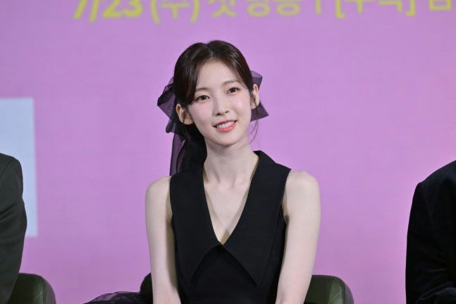 My Girlfriend is the Man KBS dramawoman' 'blackdress' 'smile' 'ribbon.