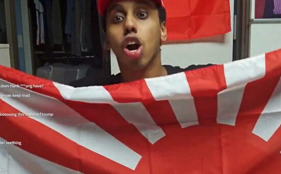 Johnny Somali Rising Sun Flagperson' 'flag' 'red' 'surprised.