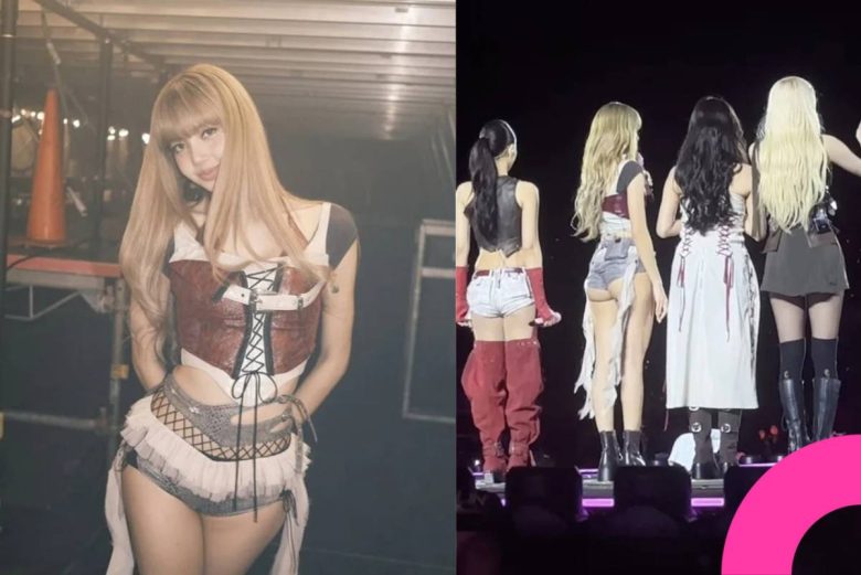 BLACKPINK Lisa ultra-mini outfit