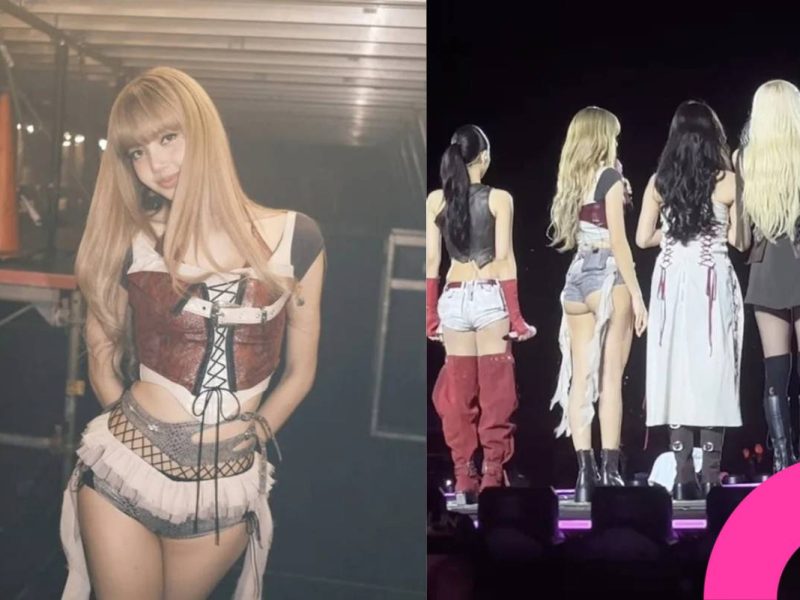BLACKPINK Lisa ultra-mini outfit