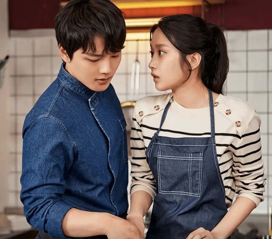 Yeo Jin Goo career declinecouple' 'kitchen' 'apron' 'denim.