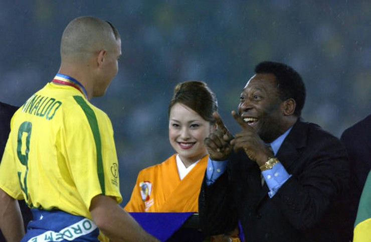 Ronaldo Ronaldinho Rivaldo Brazil' 'onaldo' '' 'ele' '' 'ward' '' 'elebration.