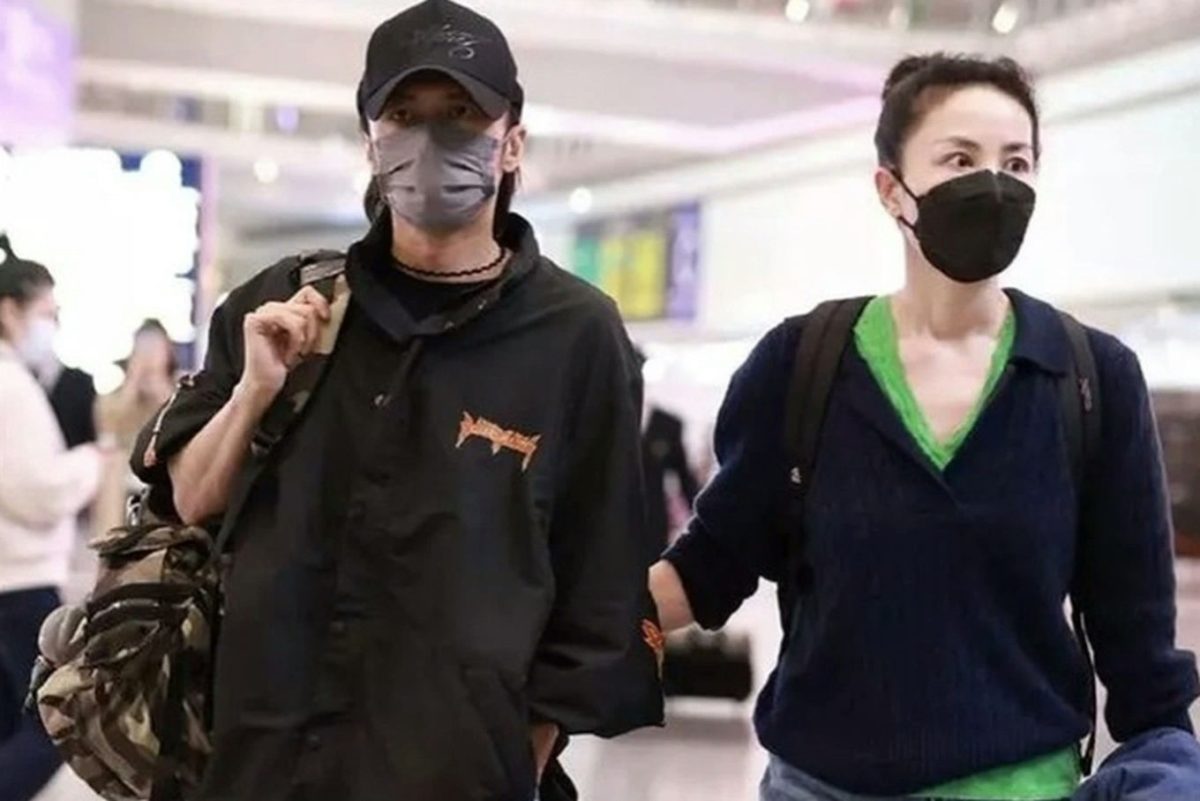 Snehal and Jyoti Babani lifestyleairport' 'masks' 'couple' 'casual.