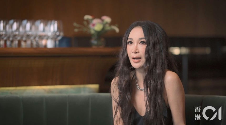 Irene Wan Category III filmswoman' 'interview' 'necklace' 'restaurant.
